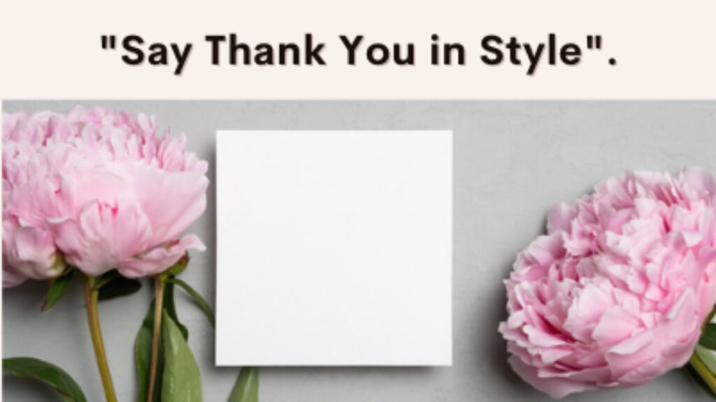 Thank You Cards Examples