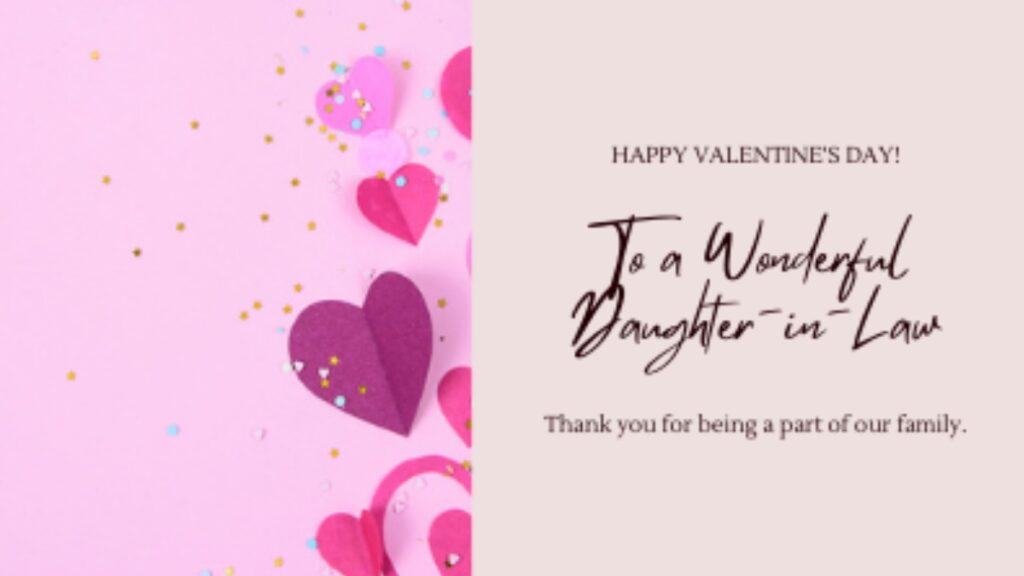 Daughter In Laws Valentine's Day Cards
