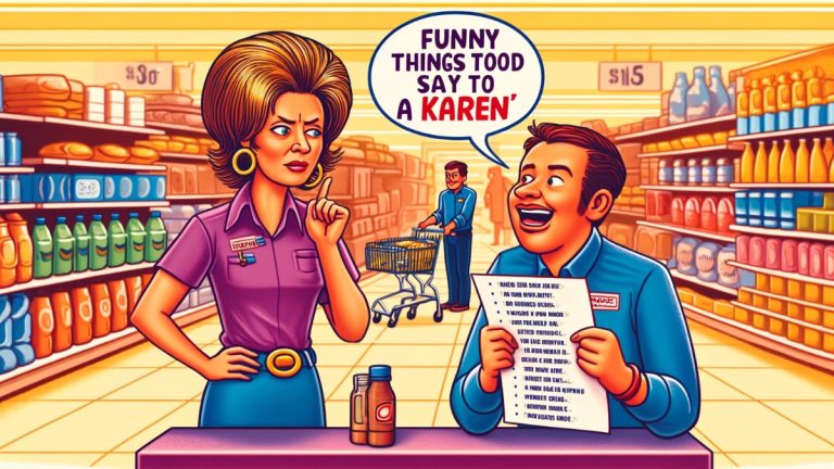 funny things to say to a karen