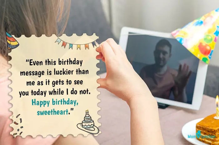 Simple Distance Birthday Wishes for Boyfriend