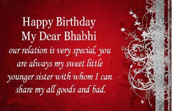 Birthday Wishes for Younger Bhabhi 1