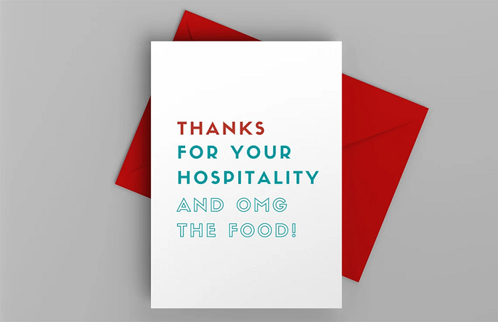 Poetic Thank You Messages for Hospitality