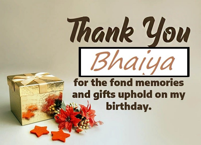 Short Thank U Bhaiya Messages