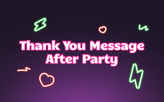 Examples of Thank You Notes for Hosting a Party