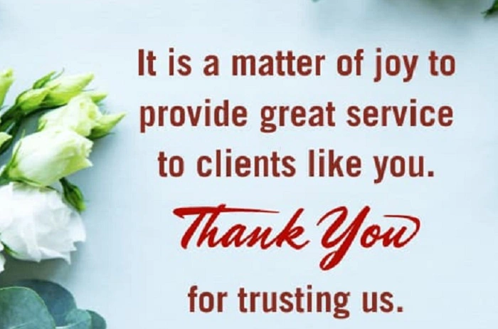 What Is a Client Thank You Message 3