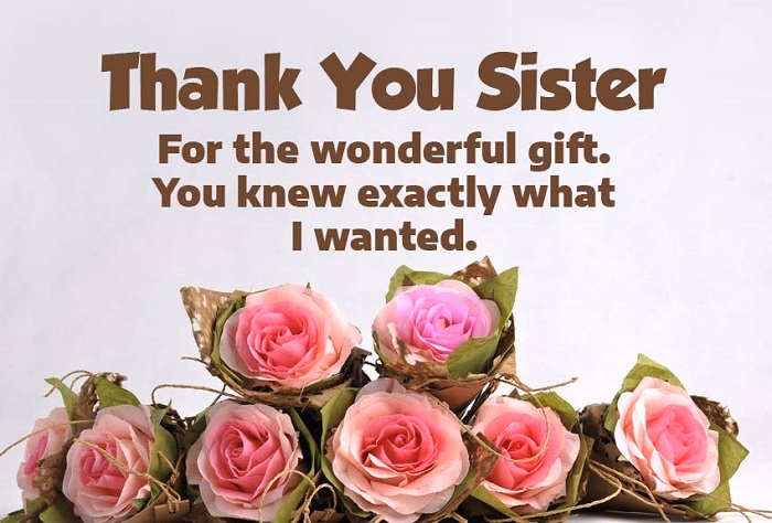 Why a Funny Thank You Message to Your Sister