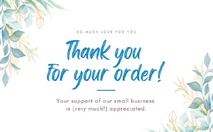 Social Media or WhatsApp Thank You Messages for Food 1