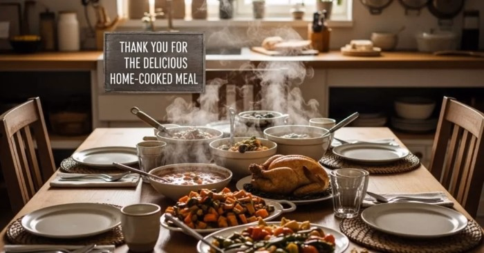 Thank You For Food Messages Short And Simple