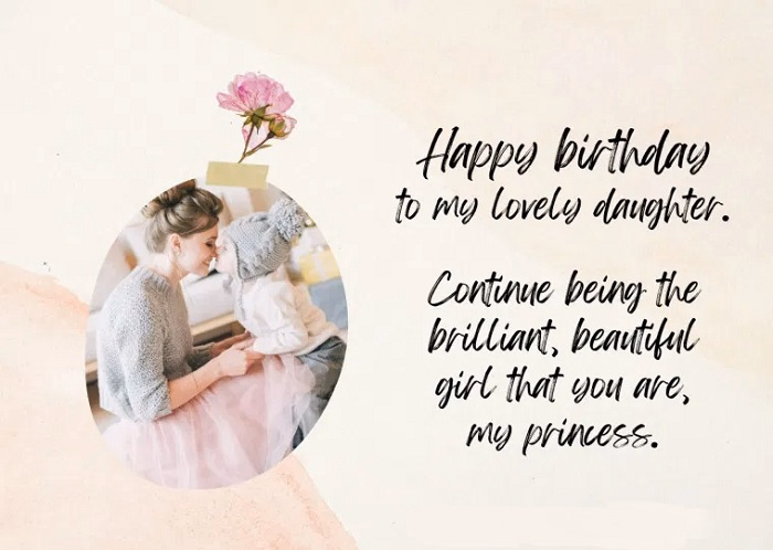 Wish on Birthday to Daughter