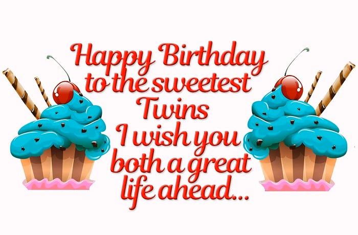 Wish you Happy Twin Birthdays
