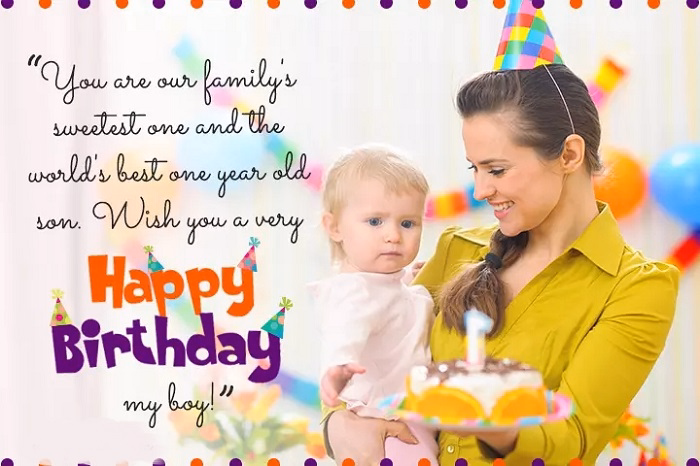 Wishes of Mother on First Birthday