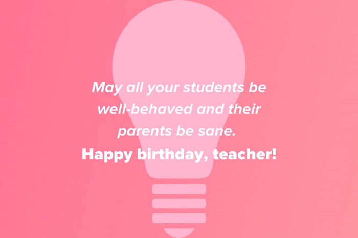 Birthday Wishes of a Tuition Teacher