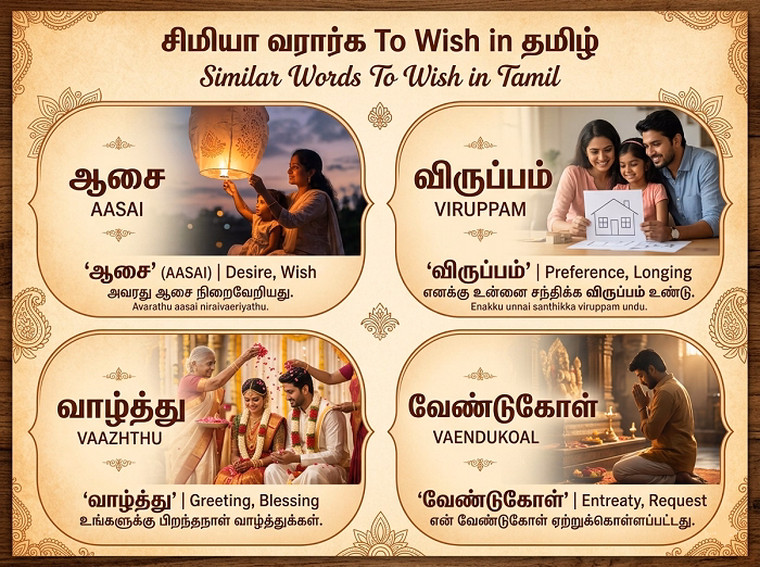 Similar Words To Wish Tamil