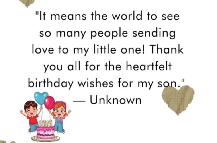 Thanking people for birthday wishes 1