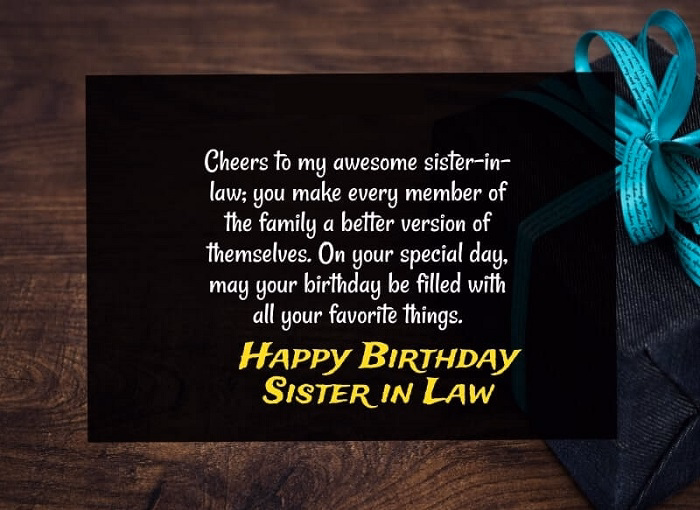 Ways to wish your sister in law