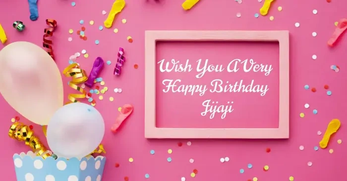 Writing a birthday message for jiju?