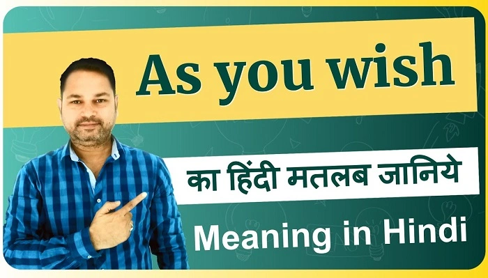 as your wish meaning in hindi 5