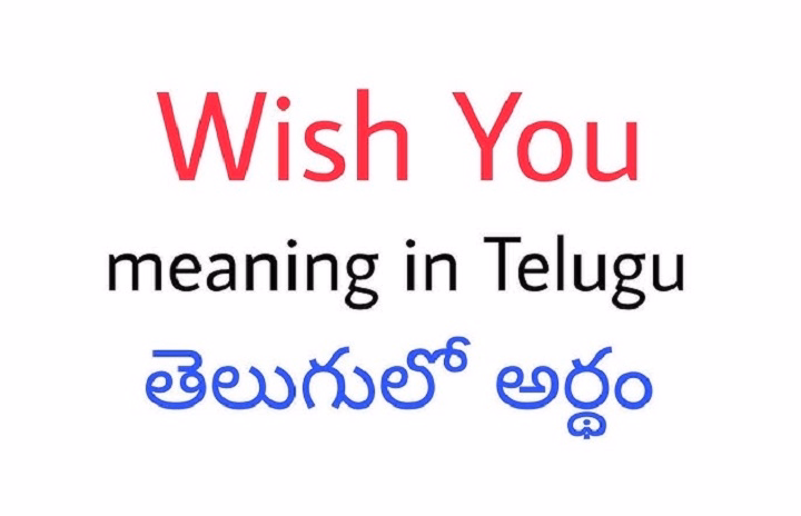 Your Wish Meaning In Telugu: Meaning, Examples And Usage your wish meaning in telugu