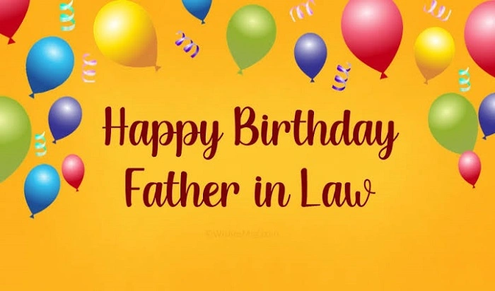 Father In Law Birthday Wish