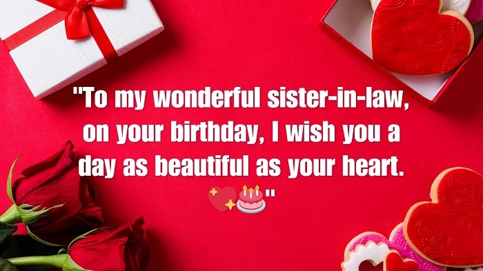 Birthday Wish from a Sister in Law