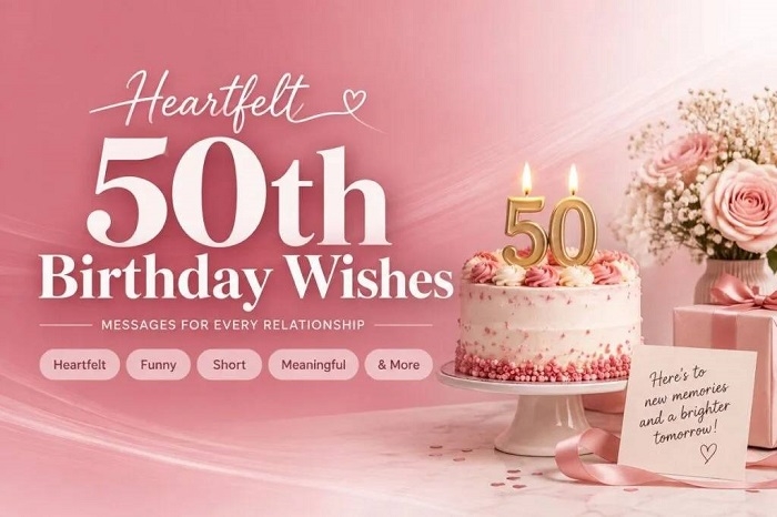 50th Birthday Wishes for Family