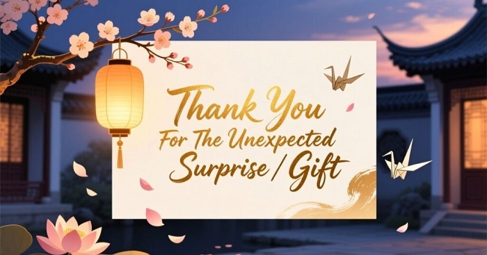 Thank You For Surprise Gift