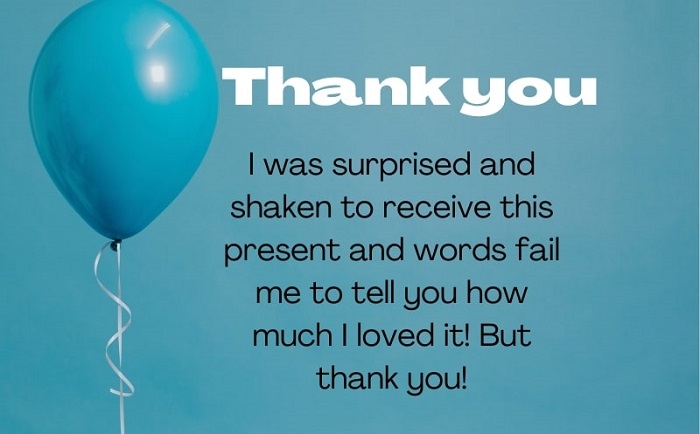 Thank You For Surprise Messages