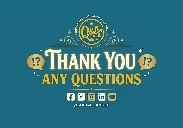 Thank You Any Questions Messages, Quotes & Professional Responses thank you any questions