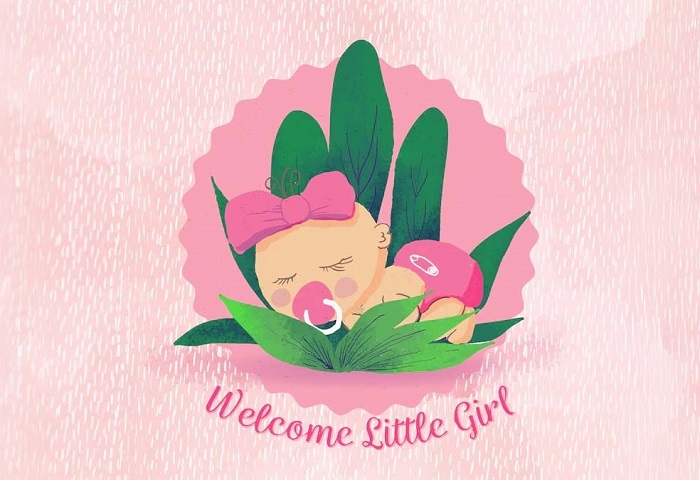 welcome baby girl wishes 1