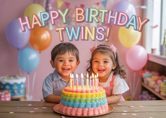 Birthday Wishes for Twin Sisters