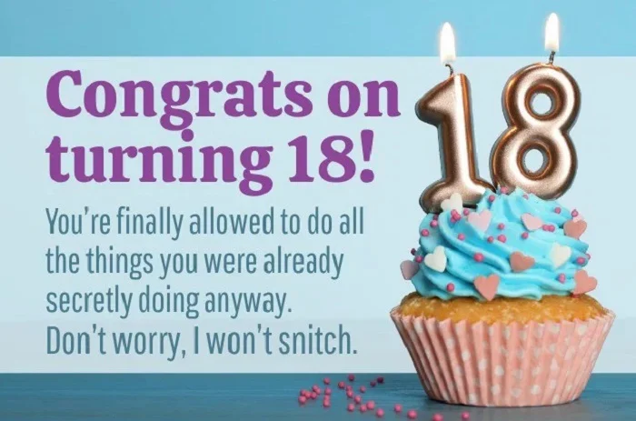 Happy 18th Birthday Wishes 3