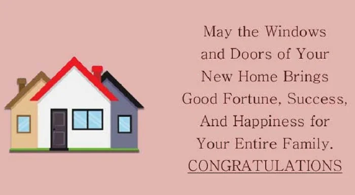 New home wishes for friend 1