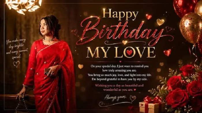 Special Person Happy Birthday Wishes With Red Roses